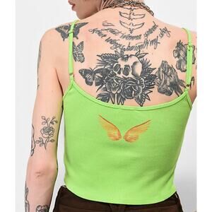 Boys lie Green Crop Cami